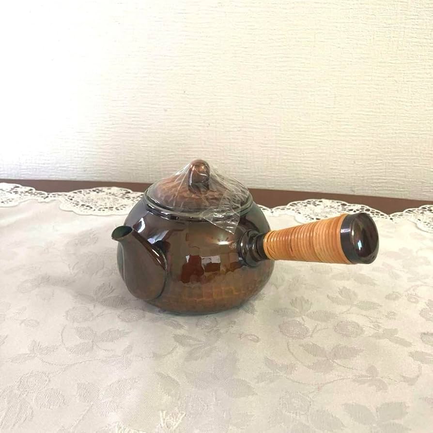☆a548、職人が丁寧に仕上げた【英純堂　桃山古色　銅製　茶壺　茶筒】他出品見て Amazon | 英純堂 鎚起銅器 桃山古色 茶壺 茶筒 急須 | ノー